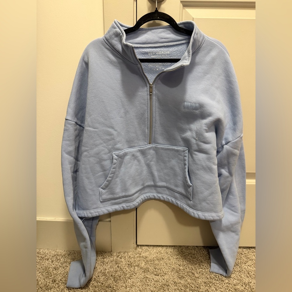 Set Active X-Large Blue Half Zip Sweatshirt. 💙⚡️
